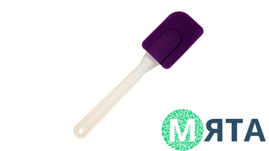 Силиконовая лопатка с полупрозрачной ручкой
