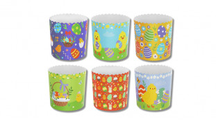 Бумажная форма для паски микс №12, 70х78 мм