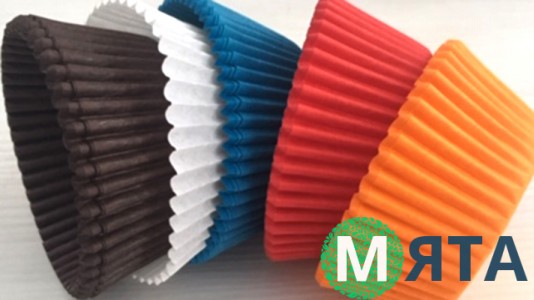 Бумажная форма рифленная 50х30 