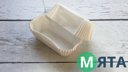 Бумажная форма для эклеров 80х35 мм