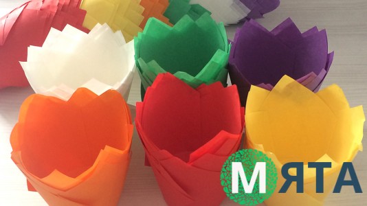 Бумажная форма Тюльпан 50х80