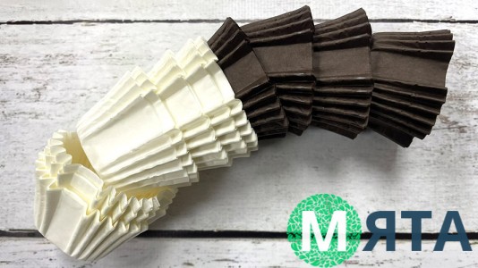 Бумажные формочки квадратные 27х27