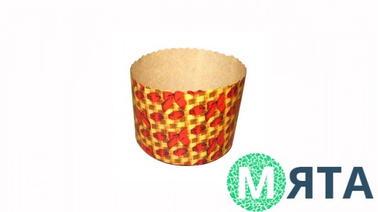 Бумажные формы для куличей Плетенка 70х60 мм