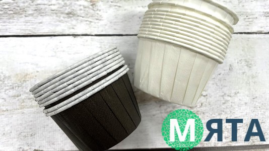 Бумажные формы с закрученным бортиком 50х40