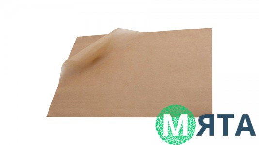 Пергаментная бумага бурая, 1 лист