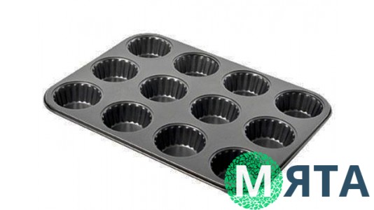 Форма для выпечки Маффины с рифленным краем, 12 ячеек