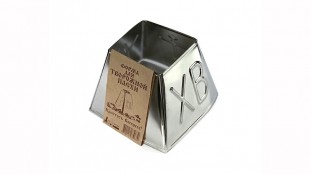 Металлическая форма для творожной пасхи. Средняя