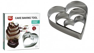 Набор форм Сердце, 3шт