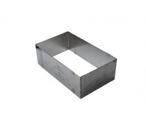 Раздвижная форма для бисквита Прямоугольник, 10 см