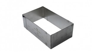 Раздвижная форма для бисквита Прямоугольник, 10 см