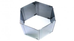 Раздвижная форма Шестигранник, высота 15 см