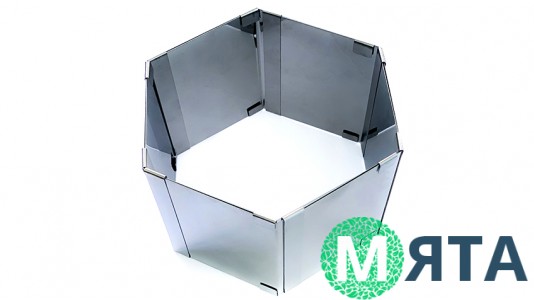 Раздвижная форма Шестигранник, высота 15 см