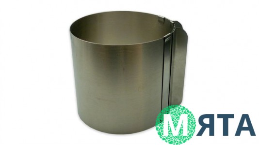 Раздвижное кольцо для гарнира и бисквита, высота 20 см