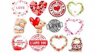 Съедобная картинка День Влюбленных 8