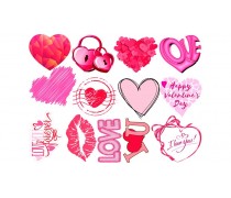 Съедобная картинка День Влюбленных 12