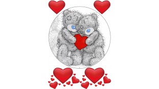 Пищевая картинка Мишки Тедди