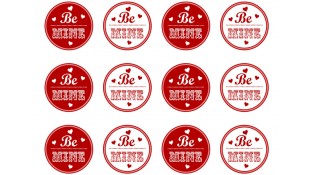 Сахарные картинки для капкейков День Влюбленных Сахарные картинки для капкейков День Влюбленных