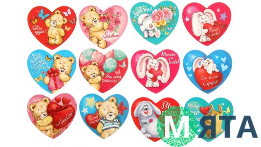 Съедобные валентинки для капкейков