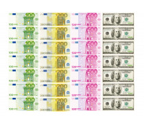 Съедобная  картинка Доллары и евро