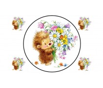 Съедобная картинка "Цветы" 15