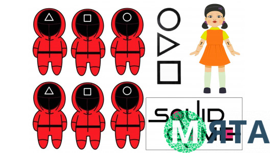 Съедобная картинка "Игра в кальмара" 2