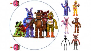 Аниматроники Фнаф 3