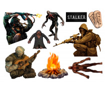Съедобная картинка "S.T.A.L.K.E.R." (Сталкер) 2