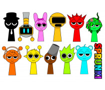 Съедобная картинка Sprunki (Спринки)