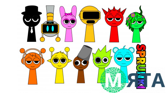 Съедобная картинка Sprunki (Спринки)