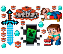 Съедобная картинка  Майнкрафт 10