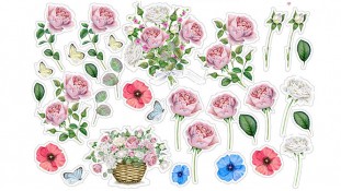 Съедобная картинка "Цветы" 14 Съедобная картинка "Цветы" 14