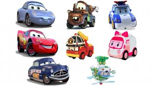 Съедобная картинка Тачки, Робокар Съедобная картинка Тачки, Робокар