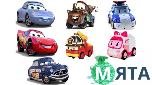 Съедобная картинка Тачки, Робокар