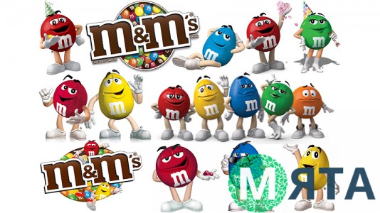 Съедобная картинка M&M's