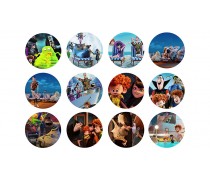 Съедобная картинка "Монстры на каникулах" 3