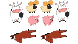 Съедобная картинка "Синий трактор" 2 Съедобная картинка "Синий трактор" 2