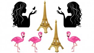 Съедобная картинка с Фламинго Съедобная картинка с Фламинго