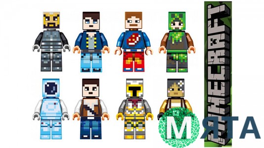 Съедобная картинка Лего Майнкрафт 7