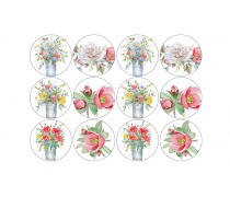 Съедобная картинка "Цветы" 11