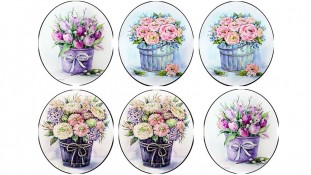 Съедобная картинка "Цветы" 12