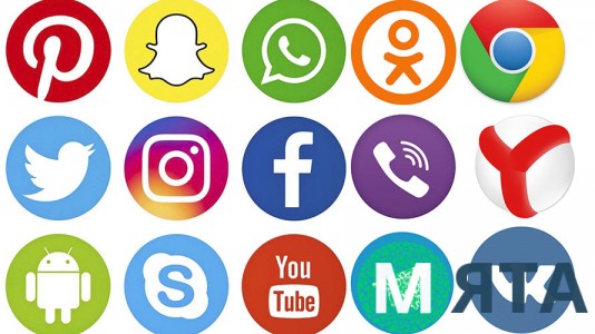 Логотипы соцсети