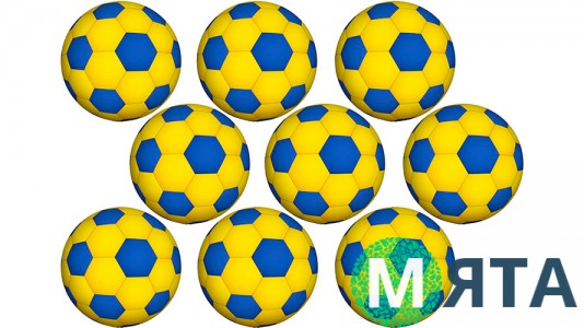 Съедобная картинка Мячики 2