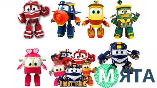  Роботы-поезда 3