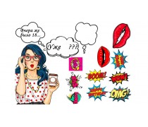 Съедобная картинка Поп Арт 8