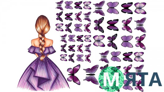 Съедобная картинка Девушка 3