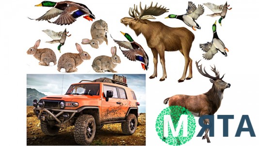 Съедобная картинка Охота 1