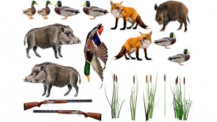 Съедобная картинка Охота 2 Съедобная картинка Охота 2