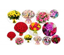 Съедобная картинка "Цветы" 17