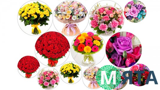 Съедобная картинка "Цветы" 17