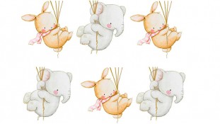 Слоники +зайчики